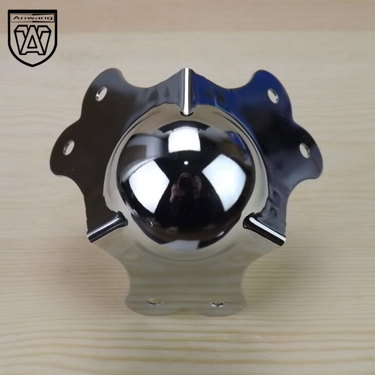 Angwangi Hardware Squared Bag Corner Luggage Wrap Corner Aluminum Wrap Corner Makeup Case Bag Corner Guard Corner Iron Wrap Corner Big Round Ball