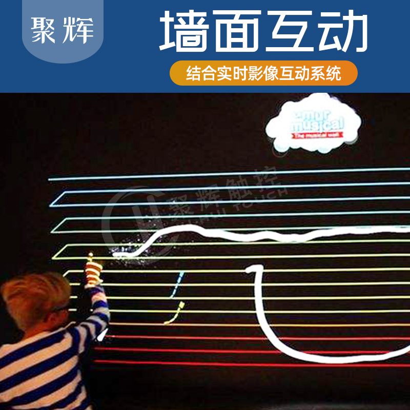 Ground interactive projection software Wall interactive projection game Interactive AR Ground 3D photo wall sensing system