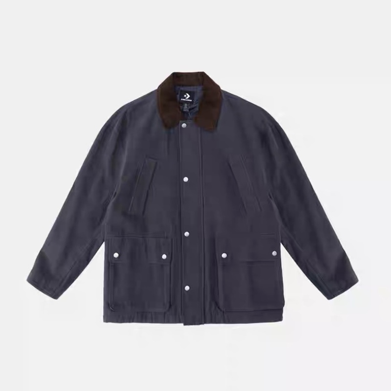 Converse Spring New Men's and Women's Sports Casual Workwear Pocket Lapel Jacket Ucj412 Converse Spring New Men's and Women's Sports Casual Workwear Pocket Lapel Jacket Ucj412