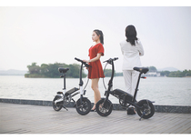 Premium folding micro electric bicycle mini power portable driving treasure lithium battery