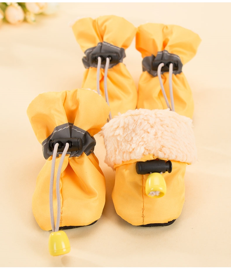 Giày chó bộ 4 con chó con hơn gấu schnauzer Poodleanian poodle Teddy không thấm nước mùa hè thú cưng mưa đất set