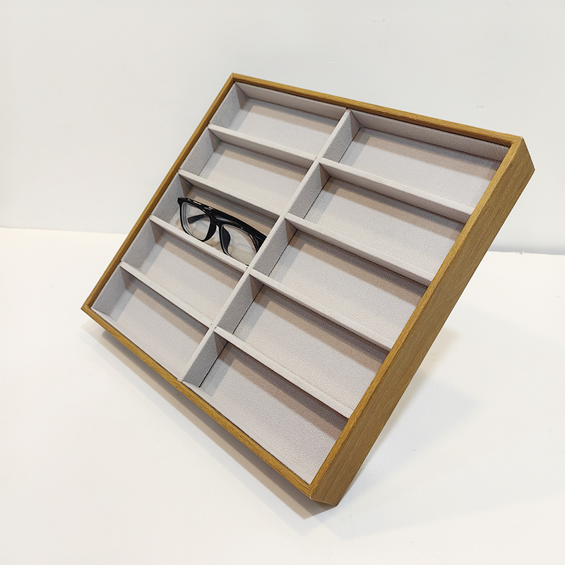 Optical Store Counter New Empty Space Glasses Storage Box Shelf Glasses Props Display Box Counter Decoration Tray 10 Pieces