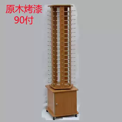 New log paint sunglasses display rack domestic glasses shelf rotating floor glasses display rack 90 pay