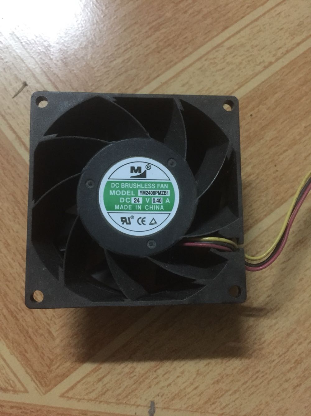 One League 8038 YM2408PMZB1 24V 0 40A cooling fan