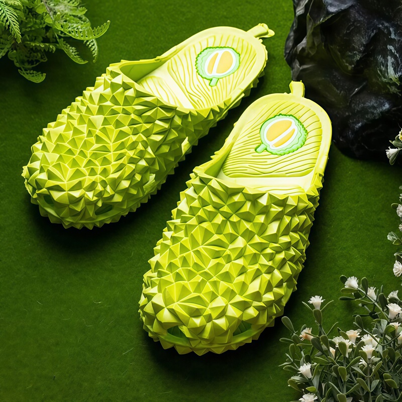 Vietnamese Imported Rubber Durian Slippers, Unisex, Summer Non-Slip Soft-Soled Beach Sandals, Suitable for Indoor and Outdoor Wear