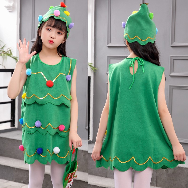 Christmas children's performance costumes Christmas old man's performance suit kindergarten performance suit men's girls dress up