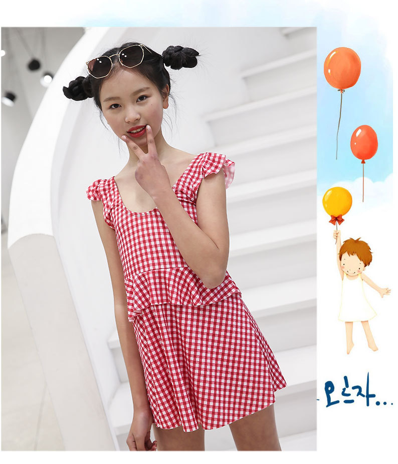 Đồ bơi mới cho trẻ em Cô gái bán buôn Kẻ sọc Xiêm Big Boy Sinh viên Cô bé Mặt trời Trượt tuyết Bơi - Bộ đồ bơi của Kid quần bơi cho bé trai