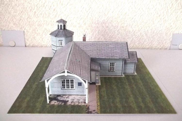DIY tay lắp ráp ba chiều mô hình giấy diy cabin Mô Phỏng trang trại biệt thự cảnh 3D giấy khuôn origami mô hình con vật bằng giấy