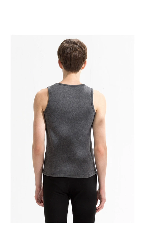 Fenton nam ấm vest cộng với nhung dày mùa thu và mùa đông đồ lót cotton vest thể thao thanh niên áo sơ mi mỏng đáy