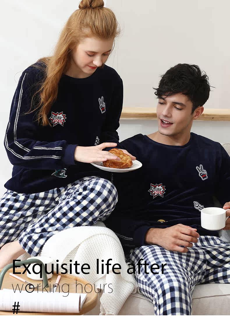 Pyjama mixte en Polyester Polyester  à manches longues - Ref 3005268 Image 6