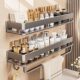 Gun ash bathroom storage rack bathroom washbasin without punching and detachable wall-mounted cosmetic storage rack toilet