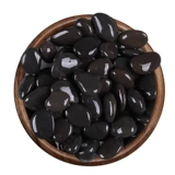 Каменные булочки для приготовления каменных лепешек, черная галька, устойчивая к высоким температурам рыбная колбаса из деревянной бочки, вулканический камень для барбекю