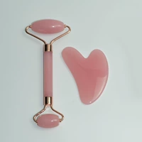 Розовый двухголовый ролик + скребевой доска [упаковка OPP]