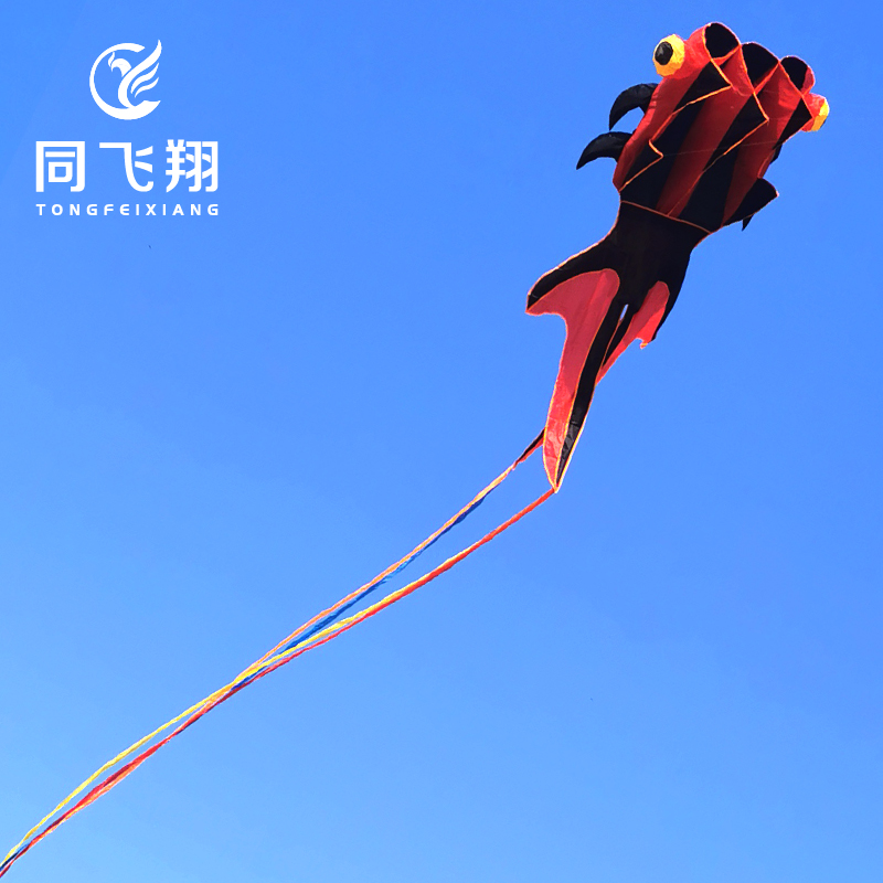 With flying goldfish kite 3D stereoscopic soft body balloon large giant super large high-end adult special net red