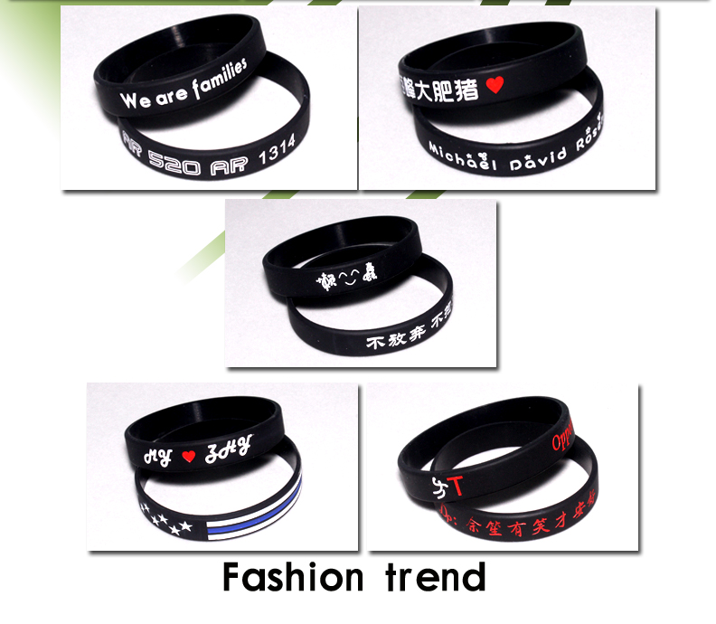 DIY tùy chỉnh vòng đeo tay silicone chữ bóng rổ trong kỳ thi tuyển sinh đại học truyền cảm hứng trăm ngày chửi thề dây đeo cổ tay hoạt động thể thao vành đai - Vòng đeo tay Clasp vòng tay nam