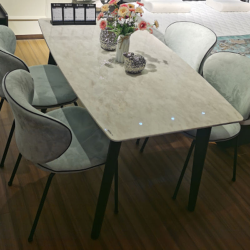 Left and right sofa brand dining table model 9153E dining chair model 1816Y