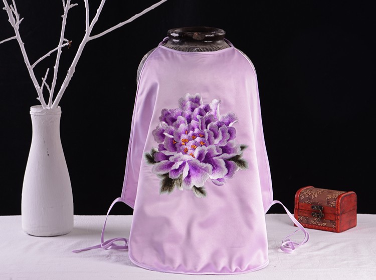 Phong cách dân tộc thêu lụa lụa mùa xuân và mùa thu mùa thu dành cho nữ trưởng thành đồ ngủ gợi cảm đồ lót gợi cảm Trung Quốc tạp dề đồ ngủ cosplay