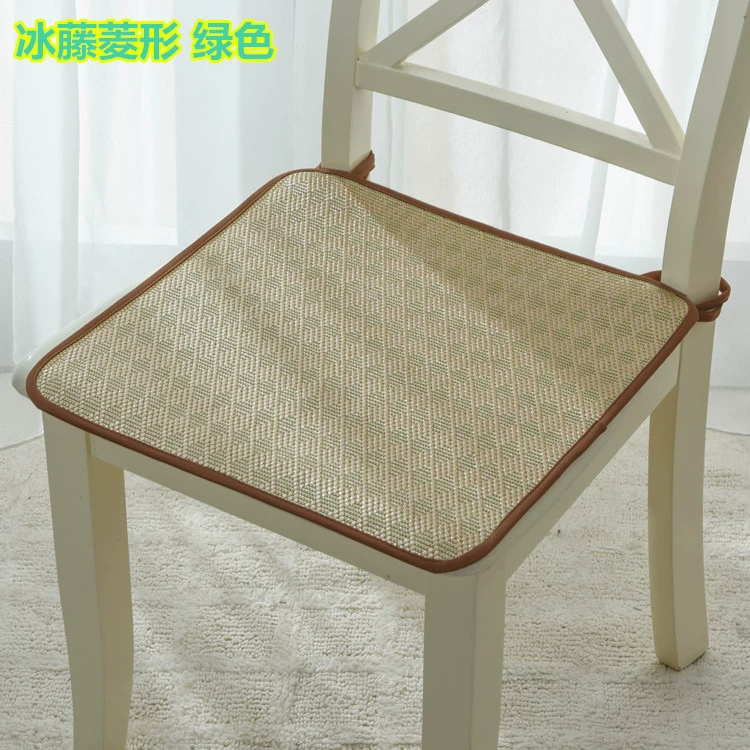 ghế văn phòng đệm ghế ghế máy tính ăn uống ghế đệm mây lụa băng mùa hè đệm pad mat đệm mùa hè Liang Yi - Ghế đệm / đệm Sofa