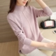 Đặc biệt hàng ngày phần ngắn nửa cao cổ áo len xoắn áo len nữ mùa thu đông mới phiên bản Hàn Quốc của áo thun dệt kim áo sơ mi thủy triều áo khoác cardigan nữ