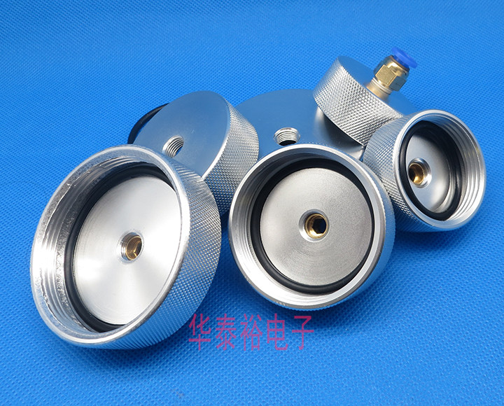 Dispensing Syringe Aluminum Back Cover Gluing Cylinder Needle Nozzle Glue Filling Cylinder 300/200/100CC Aluminum Cover Adapter Connecting Tube