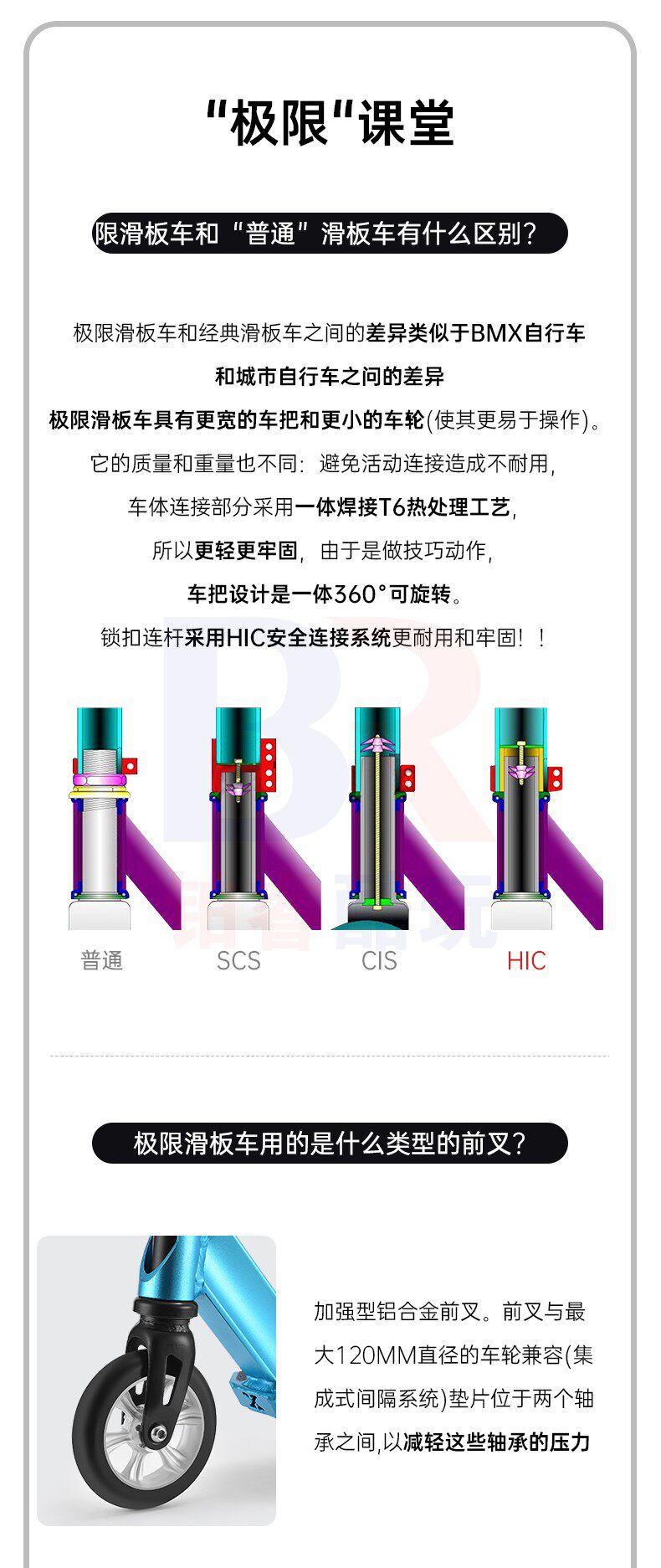 Самокат 极限滑板车专业花式特技成人青少年两轮代步刷街成年人二轮两轮车 XINLILONG