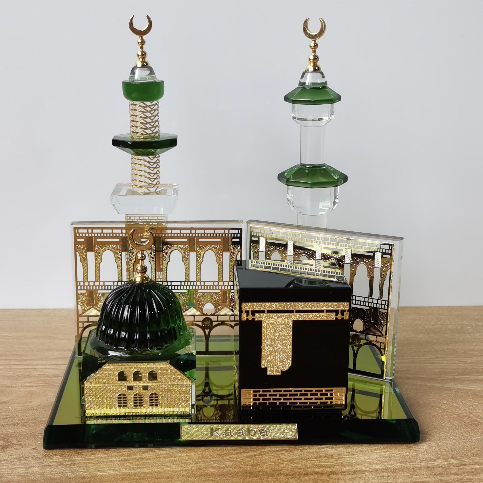 緑色のメディナ型中東アラビア観光土産、車の装飾、新築祝い、ホリデーギフト。
