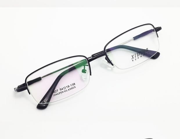 Ưu đãi đặc biệt: bộ nhớ siêu nhẹ kính titan khung nửa khung nam mô hình cận thị phim màu viễn thị hoàn thành khung kính kính cartier