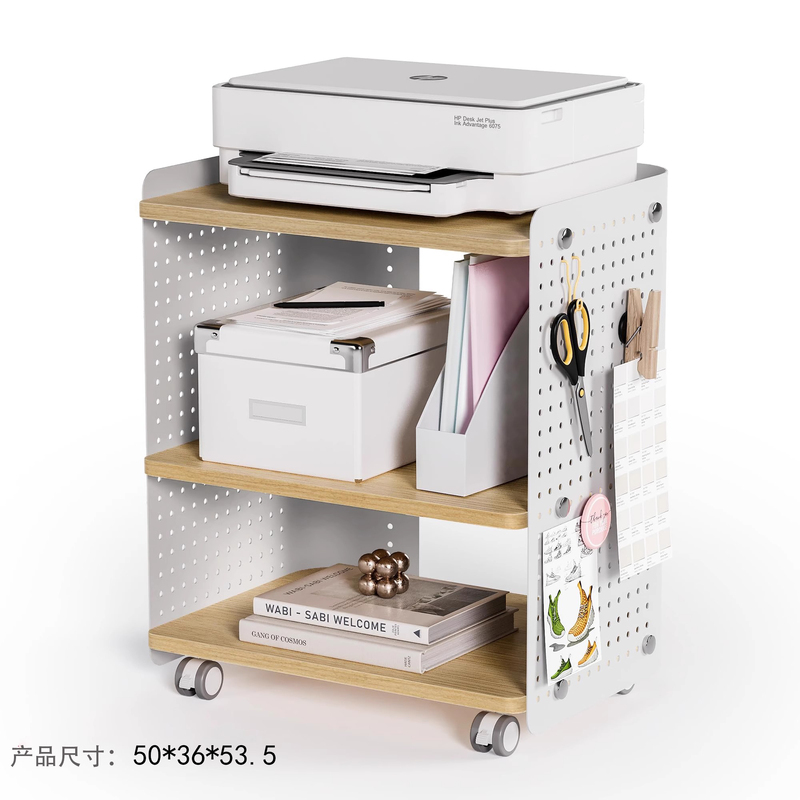 Office Printer Storage Rack, Movable Storage Rack, Multi-Layer Modern Minimalist Home Organizer Rack under the Desk Office Printer Storage Rack, Movable Storage Rack, Multi-Layer Modern Minimalist Home Organizer Rack under the Desk