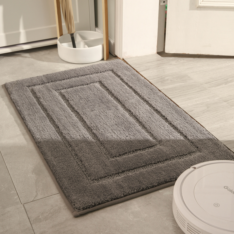 Thickened modern light luxury bathroom absorbent floor mat quick-drying door mat home entrance bathroom toilet non-slip mat foot mat