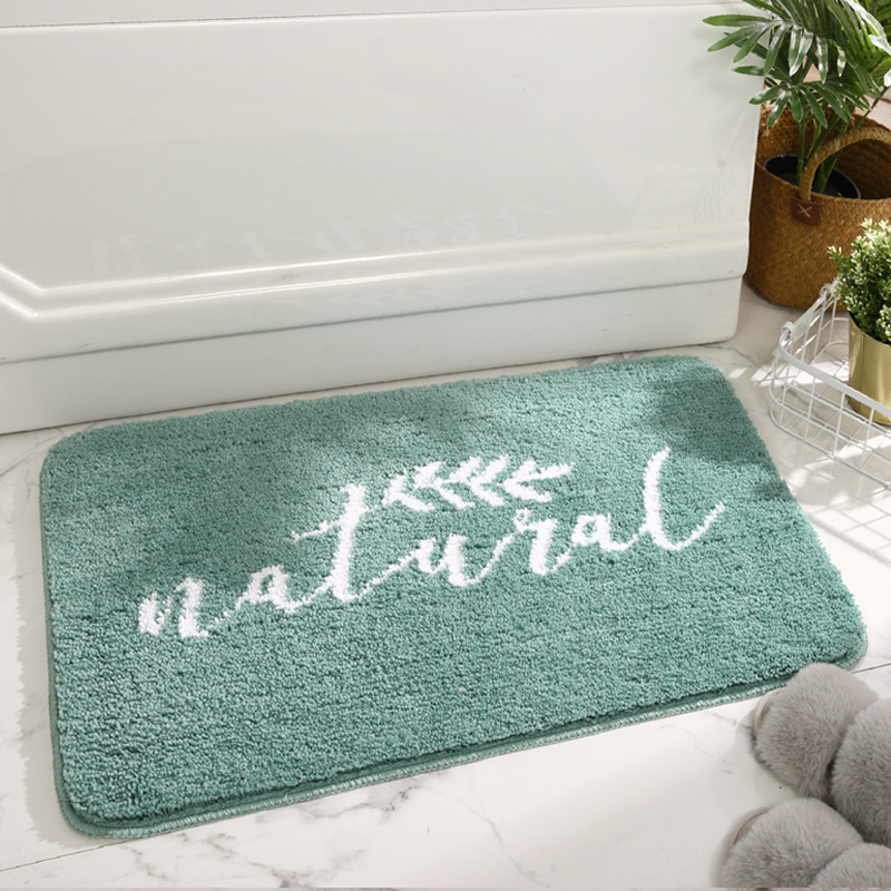 Simple bathroom absorbent floor mat door mat bedroom bathroom door mat home bathroom non-slip mat carpet