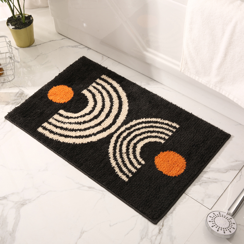 Thickened bathroom absorbent floor mat bathroom non-slip mat bedroom door mat home toilet toilet floor mat carpet