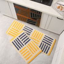 Minimalist kitchen floor mat absorbs water and oil absorbs non-slip floor mat long strip home entrance door mat bathroom bedroom carpet