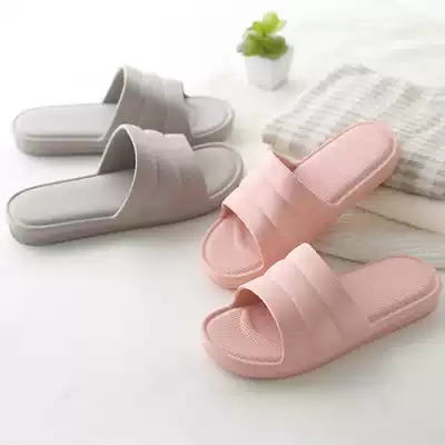 Hotel slippers five-star high-end summer simple thickened hotel slippers Home non-slip bath slippers guests