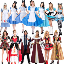 Cosplay Alice in Wonderland Empereur Hongbai Queen Peach Hearts Queen Rabbit Dance Stage Show Costumes