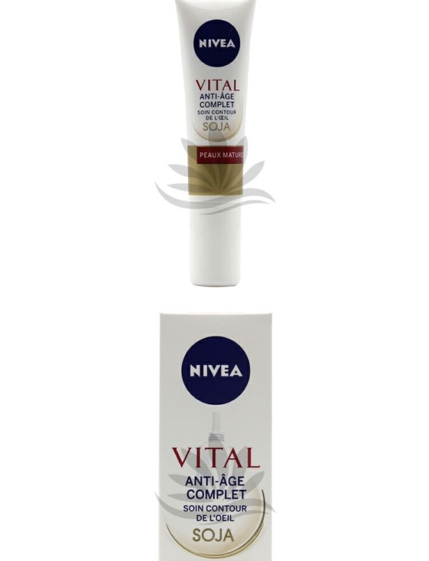 Nivea visage Vital 3 kem chống nhăn mắt chăm sóc đường viền mắt chống lão hóa kem chống thâm quầng mắt