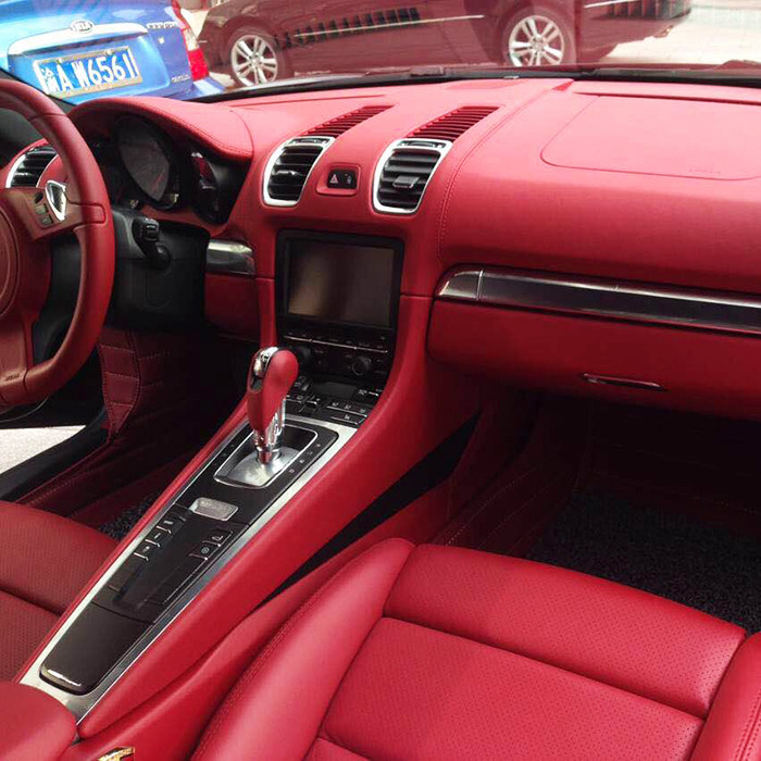 Chongqing Porsche Kaiyan Paramela interior change color renovation BMW interior change color 911 interior change color