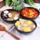 Simulated bowl of vegetable soup model cabinet decoration props