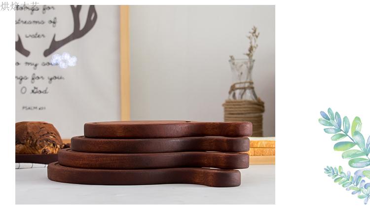 Sapele Vòng Nấm Mốc Bít Tết Bánh Pizza Pallet Gỗ Bánh Mì Phương Tây Tấm Gỗ Bé Thực Phẩm bổ sung Cắt Trái Cây Chén Trà Chiếc Đĩa khay gỗ vuông