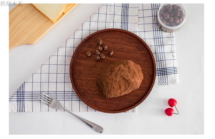 Sapele Vòng Nấm Mốc Bít Tết Bánh Pizza Pallet Gỗ Bánh Mì Phương Tây Tấm Gỗ Bé Thực Phẩm bổ sung Cắt Trái Cây Chén Trà Chiếc Đĩa khay gỗ vuông