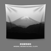 Mount Fuji hanging cloth Dormitory transformation landscape painting background cloth headboard rental house wall cloth Decorative desk Live tapestry