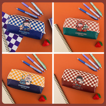 Cartoon Cheese Sauce Pen Bag Large Capacity Ins Stationery High Face Value High School Students Pencil Intake Bag Girls Elementary School Students