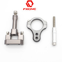 Suitable for Yamaha R3 R25 15-17 years modified titanium ruler direction damper anti-shake head fixing bracket code