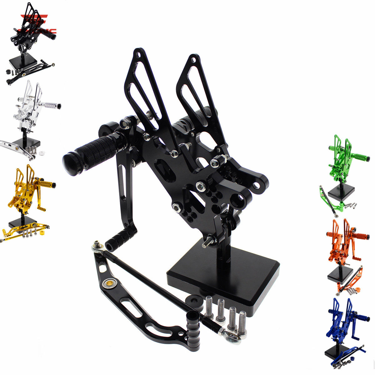 Suitable for motorcycle Yamaha YZF R6 R6S 06-16 CNC aluminum alloy modification raised pedal assembly