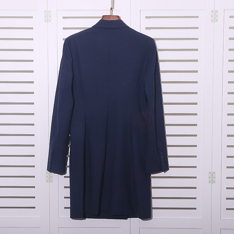 Классический плащ, шерстяной костюм, юбка, 2020 года, облегающий крой              