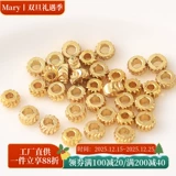 Шины ручной работы, аксессуар, аксессуары, бусины с шестернями, 18 карат, DIY