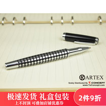 ARTEX signature pen direct type lettering ball pen metal gift business Signature Pen wave dot tide gel pen