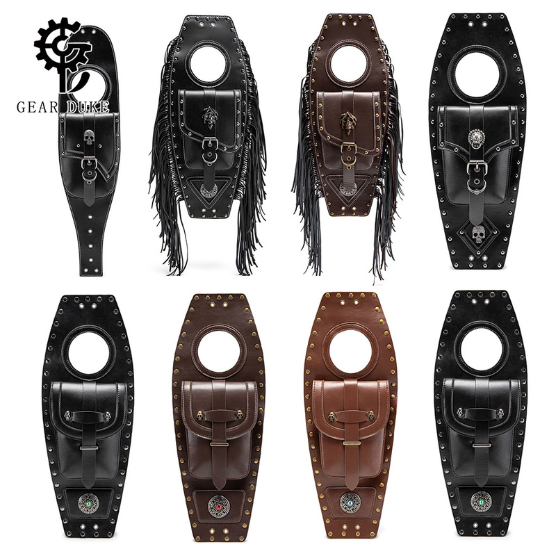 Cross-Border Hot-Selling European and American Punk Harley Motorcycle Fuel Tank Bag, Motorcycle Modification Accessories, Mobile Phone, Key, and Document Storage Cross-Border Hot-Selling European and American Punk Harley Motorcycle Fuel Tank Bag, Motorcycle Modification Accessories, Mobile Phone, Key, and Document Storage