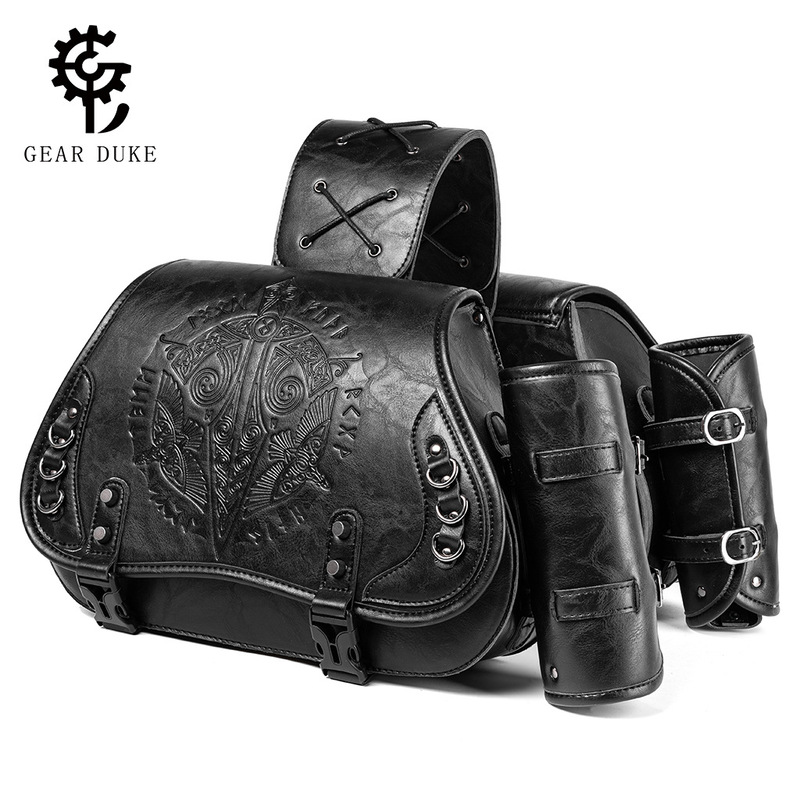 Multi-Model Universal Heavy-Duty Motorcycle Side Bag Harley Prince Cruiser Rider Equipment Large Capacity Waterproof Storage