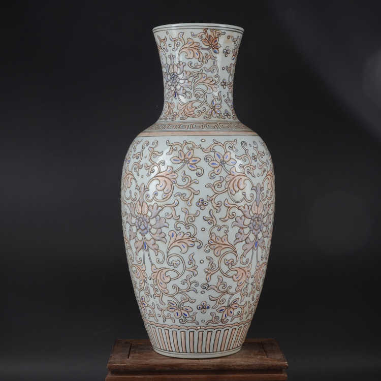 古染付花瓶　大清康熙年製 Vase - China - Qing dynasty (1644–1911), Kangxi mark and