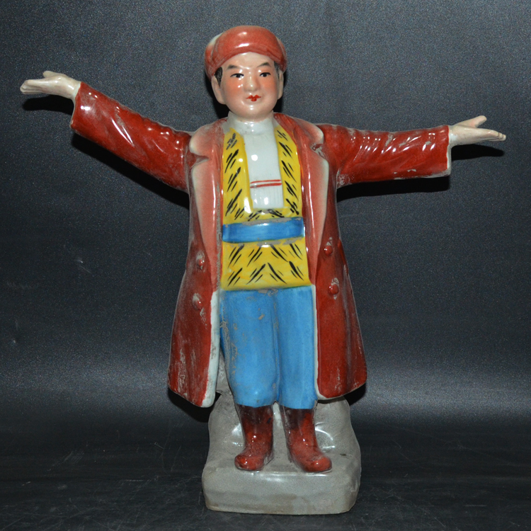 Jingdezhen Factory Goods Sculpture Porcelain Factory Beauty One Model Opera Yang Zirong Figure Ornament Antique Collection